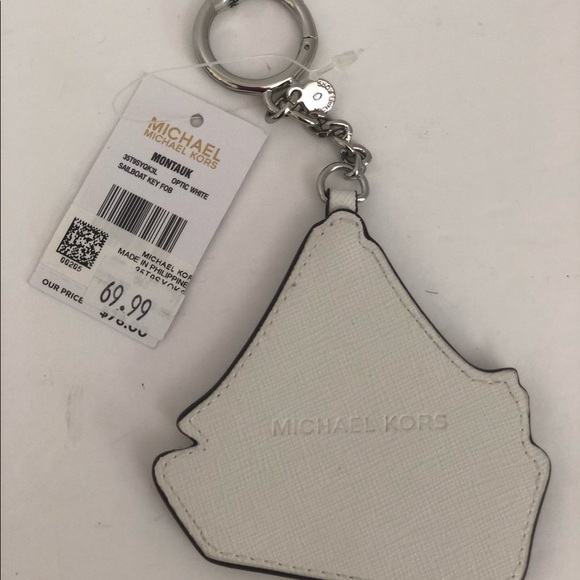 ⛵️ Michael Kors Sailboat Key Fob Ring Bag Charm - Picture 2 of 2